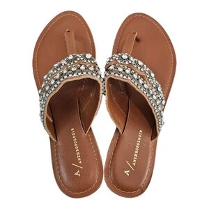 New Anthropologie Cressida Embellished Sandals Size‎ 10 with flaw
